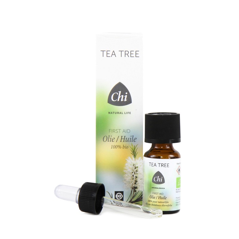 spanning zout teksten Chi 100% Tea-tree olie 10ml - Arrancar