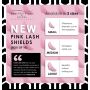 Lash Bomb Shields, maat S, PINK, 10st